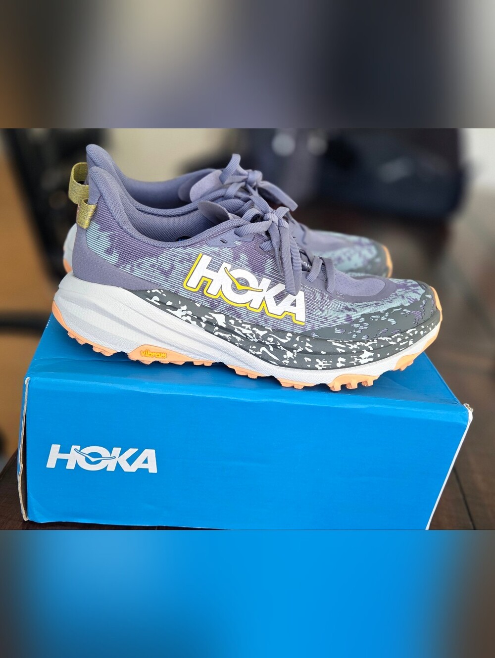 Hoka Lavender Green Speedgoat 6 Trail Women's 8.5B